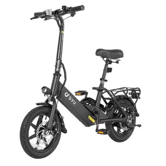 DYU-C3 Folding Electric Bike - Lightweight, 36V, 200W, 14-Inch Wheels